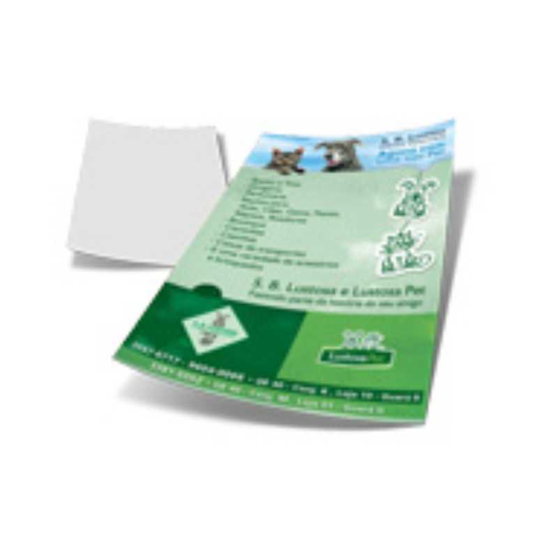 PANFLETOS E FOLDERS COUCHÊ BRILHO 150g 200x140MM